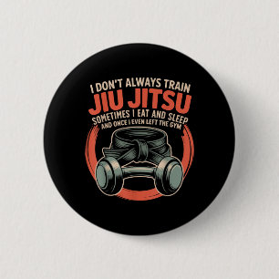 Jiu Jitsu Retro Vintage Jag Tränar Inte Jiu Jitsu Knapp