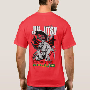 Jiu-Jitsu röd drake Tee