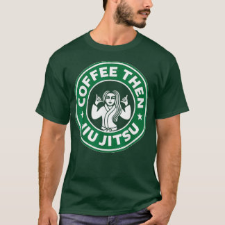Jiu Jitsu s Coffee Älskare Manar Kids Boys BJJ MMA T Shirt