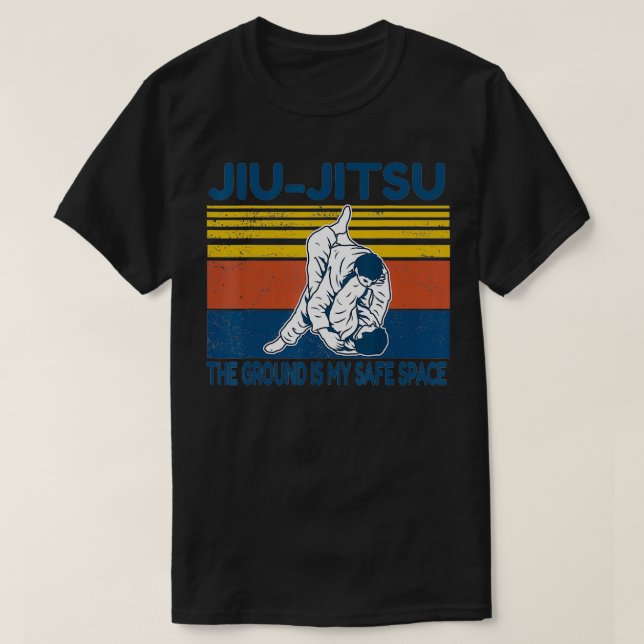 Jiu Jitsu s Funny BJJ MMA Jujitsu T Shirt (Design framsida)