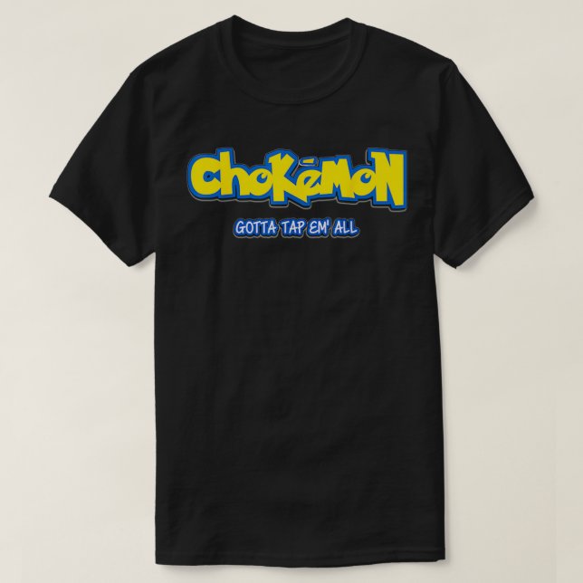 Jiu Jitsu s Funny Chokemon BJJ MMA Jujitsu Classic T Shirt (Design framsida)