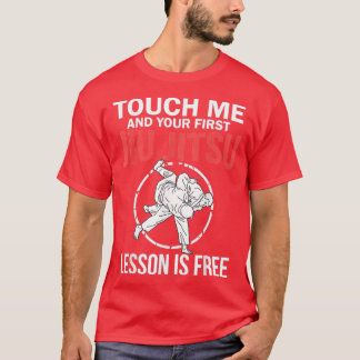 Jiu Jitsu s Funny Touch Me Manar Brazilian Jujitsu T Shirt