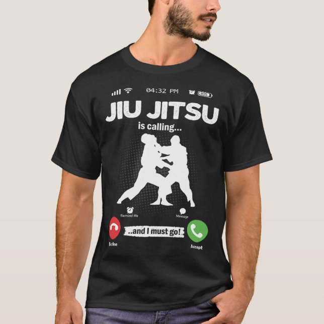 Jiu Jitsu säger att jag måste gå till MMA Fighter  T Shirt (Framsida)