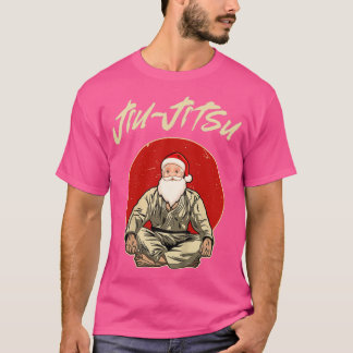 Jiu Jitsu Santa Brazilian MMA BJJ Pajamas Christma T Shirt
