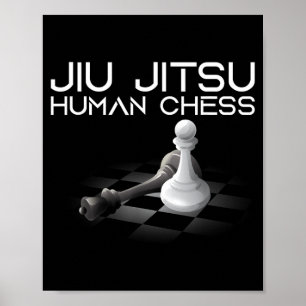 Jiu Jitsu Schack Brasiliansk Jujitsu MMA Poster