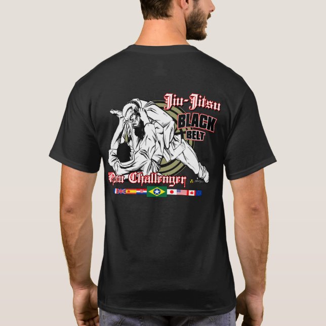 Jiu-Jitsu sjunker stjärnan…!!! Tee Shirt (Baksida)