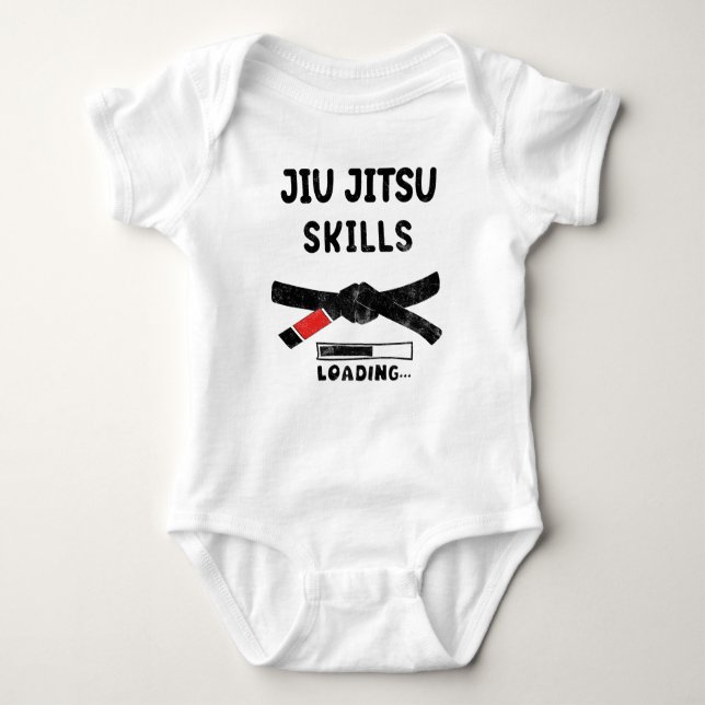 Jiu-jitsu Skills Loading, Brazilian Jiu Jitsu T Shirt (Framsida)