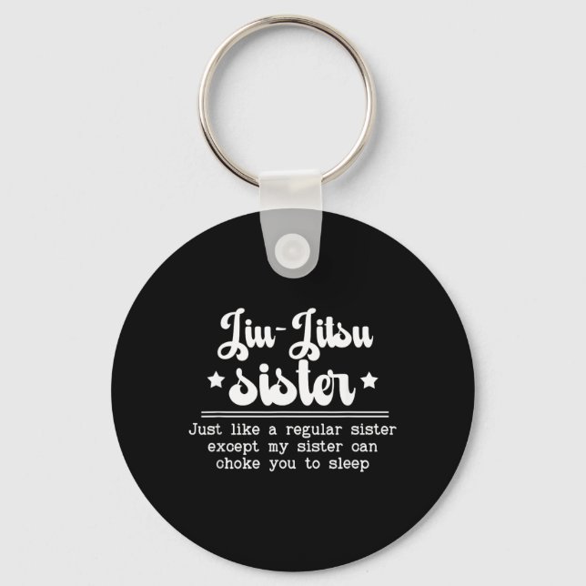Jiu-Jitsu syster Definition Jiu-Jitsu fighter Nyckelring (Framsida)