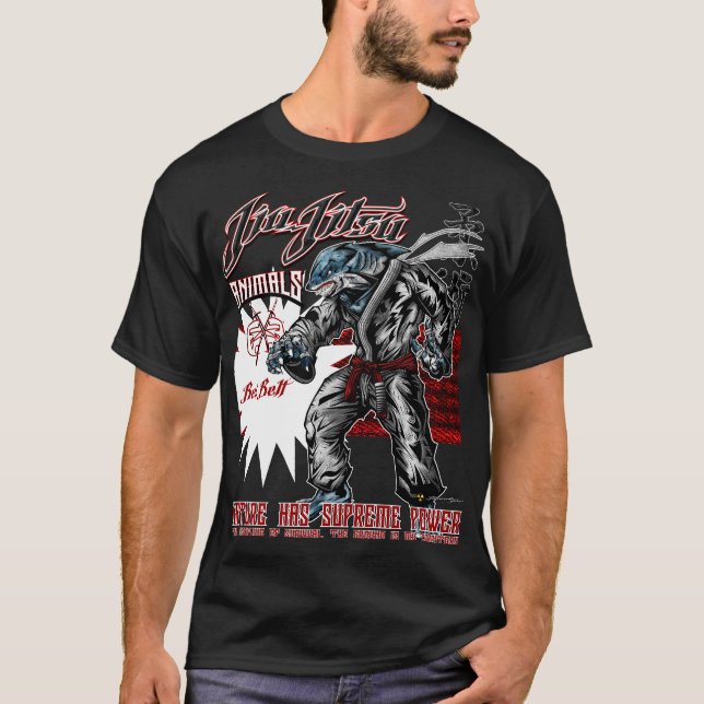 Jiu-Jitsu T-tröja T Shirt (Framsida)