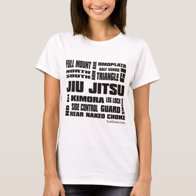 Jiu Jitsu - terminologi T Shirt (Framsida)