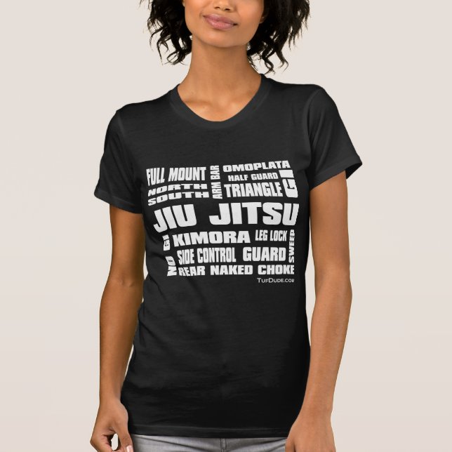 Jiu Jitsu - terminologi Tee Shirt (Framsida)