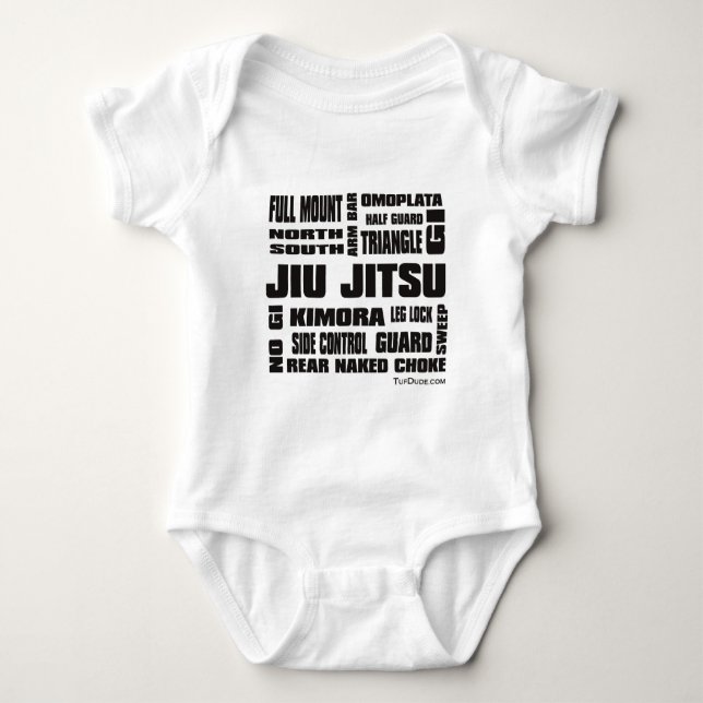 Jiu Jitsu - terminologi Tröja (Framsida)