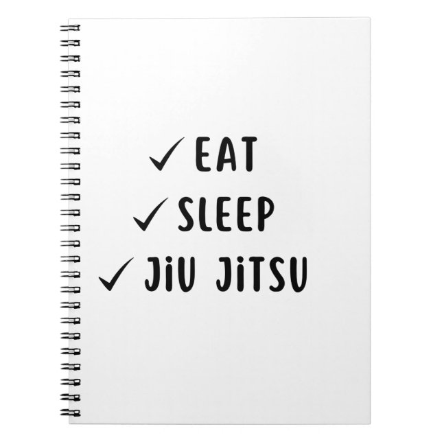 Jiu Jitsu training journal - blanka sidor Anteckningsbok (Framsidan)