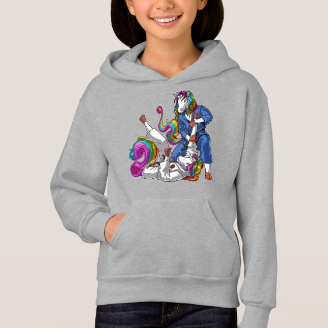Jiu-Jitsu Unicorns T Shirt (Framsida)