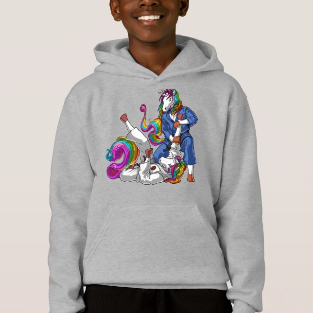 Jiu-Jitsu Unicorns T Shirt (Framsida)