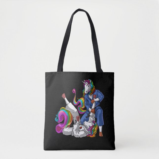 Jiu-Jitsu Unicorns Tygkasse (Framsida)