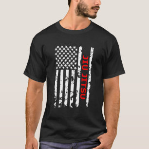 Jiu Jitsu USA flagga Apparel Jiu Jitsu Blue Small T Shirt