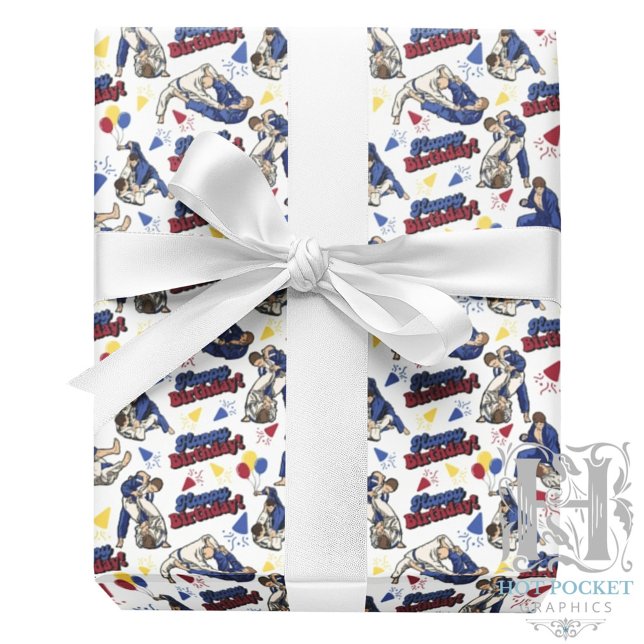 Jiu Jitsu Wrapping Paper Presentpapper (Skapare uppladdad)