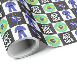 Jiu Jitsu Wrapping Papper Presentpapper