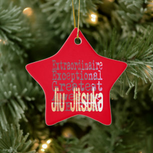 Jiu Jitsuka Extraordinaire Julgransprydnad Keramik