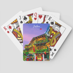 Jiufen, Taiwan - Gammalt Tehuset Casinokort