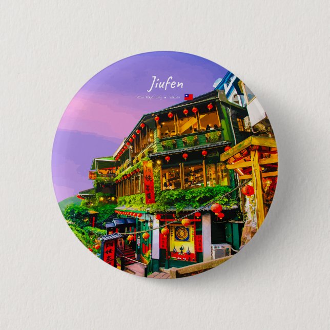 Jiufen, Taiwan - Gammalt Tehuset Knapp (Framsida)