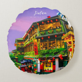 Jiufen, Taiwan - Gammalt Tehuset Rund Kudde