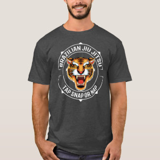 Jiujitsu Tiger Brazilian Jiu Jitsu BJJ och T Shirt