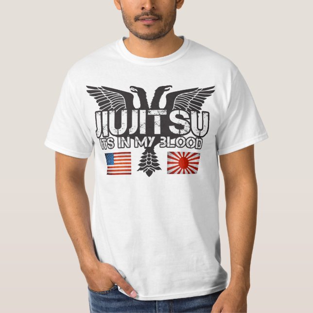 JiuJitsu USA T-tröja Tee (Framsida)