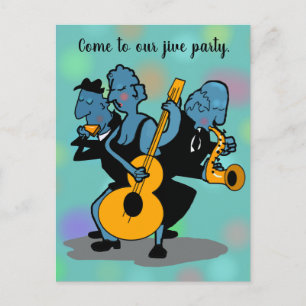 JIVE BLUES JAZZ MUSICIANS by Slippeywindow Vykort