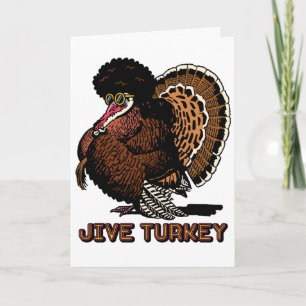Jive Turkey Anpassningsbar Grattiskort Kort