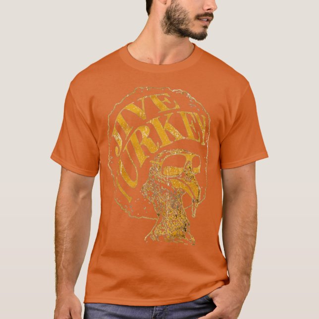 Jive Turkey Funny Thanksgiving T Shirt (Framsida)