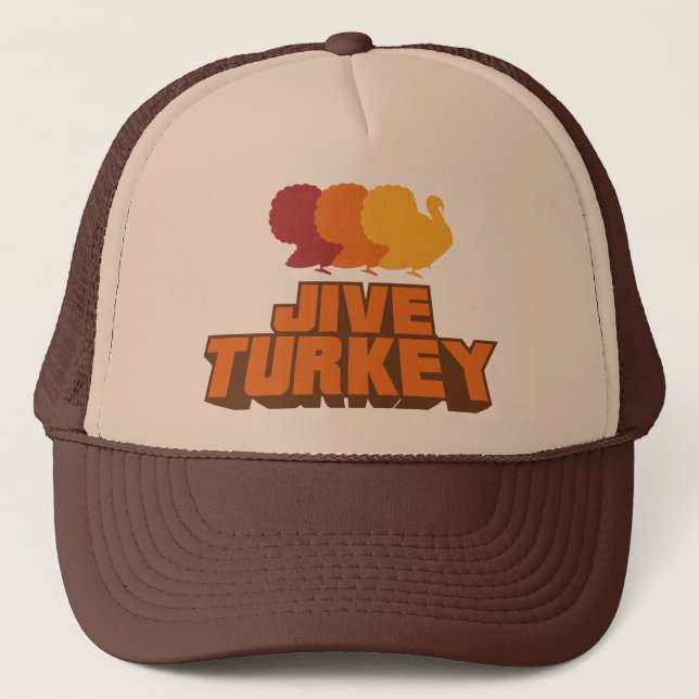 Jive Turkey Retro Truckerkeps (Framsida)