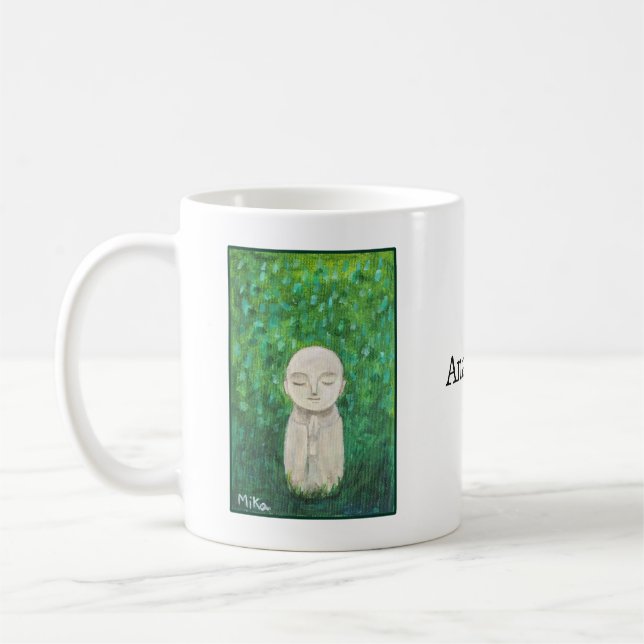 Jizo Art Kärleksfullhet Little Buddha Anpassat Nam Kaffemugg (Vänster)