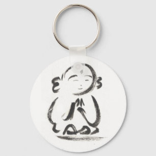 Jizo munken Keychain Nyckelring