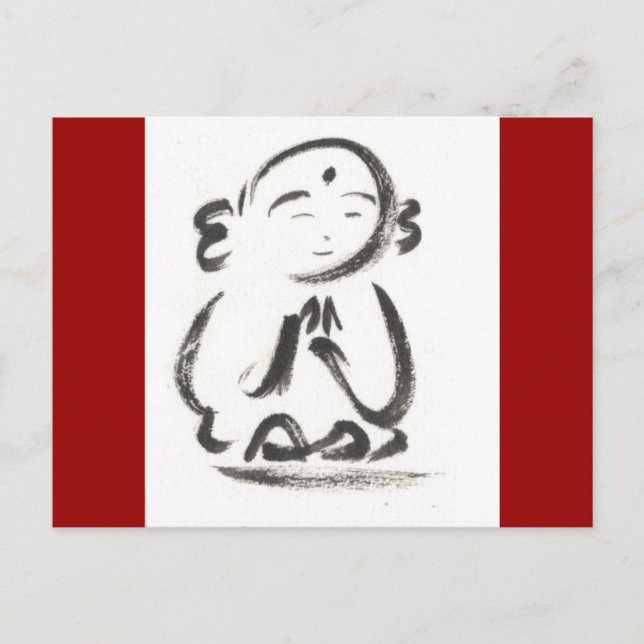 Jizo Red-vykort Vykort (Framsida)