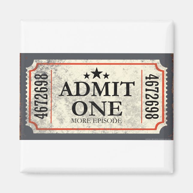 JJ81 Admit One.tif Magnet (Framsidan)