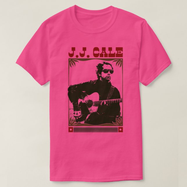 JJ Cale Retro Fläkt Design T Shirt (Design framsida)