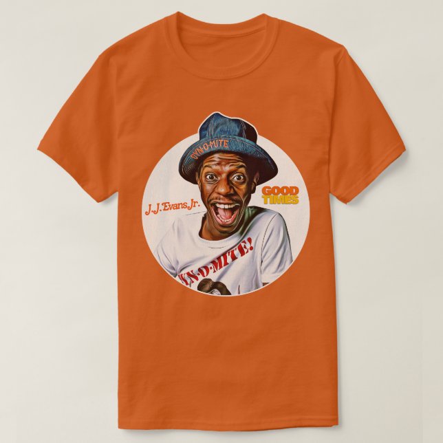 JJ Evans Jr Bra Times 70s Sitcom T Shirt (Design framsida)