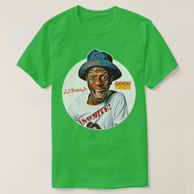 JJ Evans Jr Bra Times 70s Sitcom T Shirt (Design framsida)