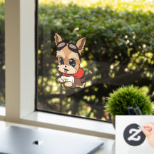 JJ Flies Window Sticker