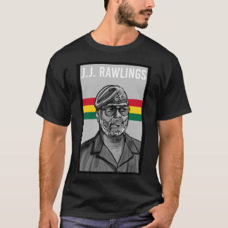 JJ Rawlings Ghana teckning Classic T-Shirt