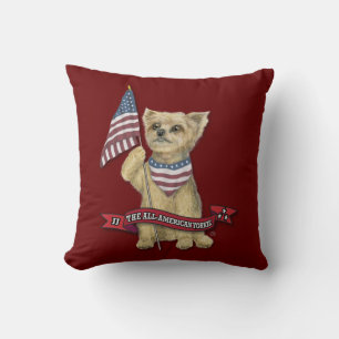 JJ The All-American Yorkie Dekorativ kudde
