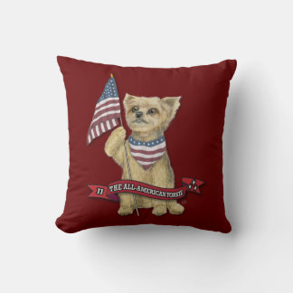 JJ The All-American Yorkie Dekorativ kudde