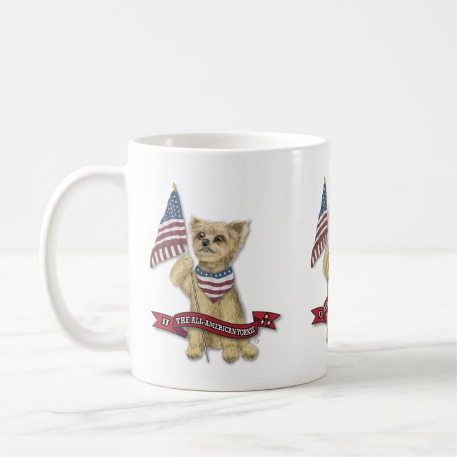JJ The All-American Yorkie Mugg (Vänster)