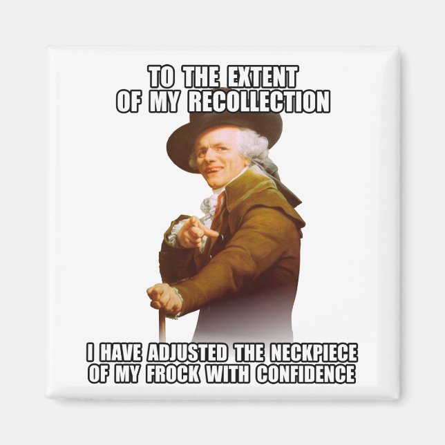 JjoJoseph Ducreux Archaic Rap Poppin'Neckbit Magnet (Framsidan)