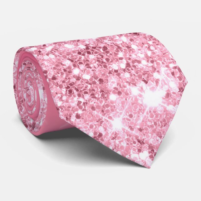 Jjordgubbsborrning Rosa Glitter Dripping Luxury Ne Slips (Rullad)