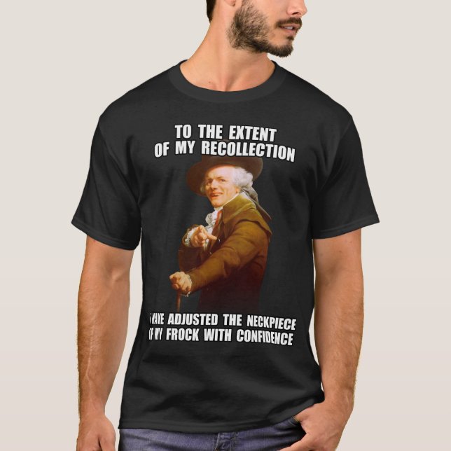 Jjoseph arkaiska Ducreux rappar Poppin Neckpiece Tee (Framsida)