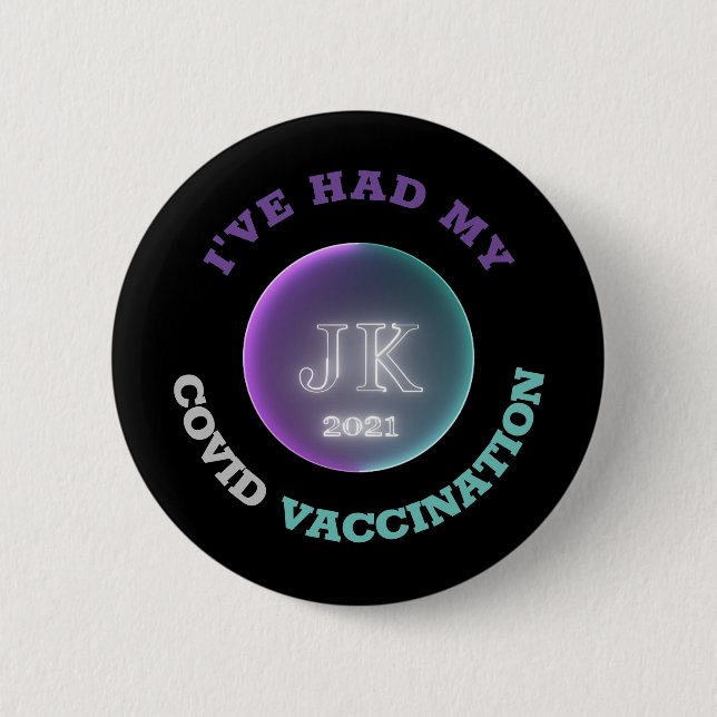 JK 2021 Badge Covid Vaccination Knapp (Framsida)