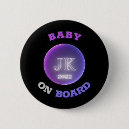 JK 2022 Badge Baby ombord Bigger Brev Knapp